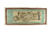 陳登科直立掛軸樣式仙佛人物木板壁畫藏品圖，第1張