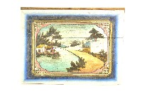 陳登科傅色油彩風景圖木板壁畫藏品圖，第1張