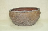 寬口醬釉陶盆藏品圖，第1張