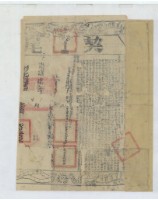 光緒六年楊萬花等二人立賣杜盡根契字藏品圖，第2張