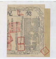 光緒十五年楊世壽立賣杜盡根契字藏品圖，第2張