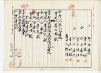 昭和七年林扶等四人士地賣渡證書藏品圖，第2張