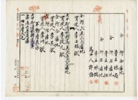昭和七年林扶等四人士地賣渡證書藏品圖，第6張