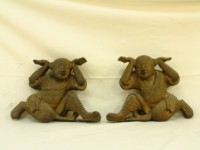 憨番人形木雕(件)藏品圖，第1張