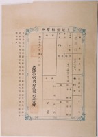 明治三十六年共業土地臺帳謄本藏品圖，第1張