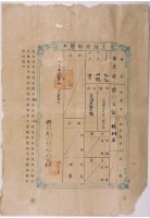 明治三十九年共業土地臺帳謄本藏品圖，第1張