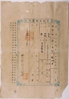 明治三十九年共業土地臺帳謄本藏品圖，第3張