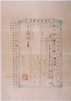 明治三十九年共業土地臺帳謄本藏品圖，第1張
