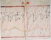 明治四十三年黃海等十人向臺中地方法院大甲登記所提出的土地業主權移轉登記藏品圖，第2張