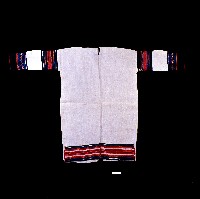 白色無領長袖上衣藏品圖，第2張