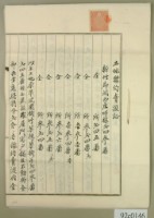 大正十年新竹郡關西庄坪林范美來開立土地預約賣渡領收證藏品圖，第1張