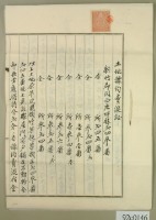 大正十年新竹郡關西庄坪林范美來開立土地預約賣渡領收證藏品圖，第4張