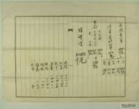 昭和十二年前期地租手寫領收証藏品圖，第2張