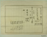 昭和十二年前期地租手寫領收証藏品圖，第4張