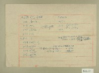 民國四十四至四十八年張清輝、張述志茶租金額明細藏品圖，第1張