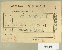 民國四十八年范朝燈繳納徵信新聞外埠報費收據藏品圖，第1張