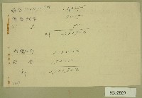 范朝燈家族手寫計算紙藏品圖，第1張