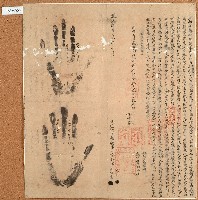 道光二年大宇阿木立招開墾埔園契字藏品圖，第1張