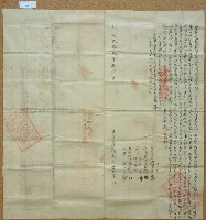 道光二十二年黃林養立杜賣盡根田契字含契尾藏品圖，第3張
