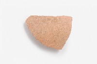 紅色夾砂細繩紋罐型器腹部殘片藏品圖，第1張