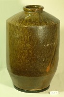 深棕褐釉窄口直壁式陶甕藏品圖，第1張