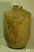 黃褐釉窄口直壁式陶甕藏品圖，第1張