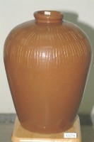 紅褐釉篦紋窄口豐肩式陶甕藏品圖，第1張
