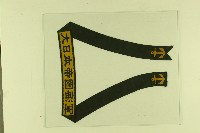 佐世保軍需部軍帽（含帽標誌）藏品圖，第2張