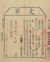光緒十五年臺灣布政使司掣給田主林錦榮丈單（彰字第1424號）藏品圖，第2張
