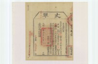 光緒十四年臺灣布政使司掣給田主林錦榮丈單藏品圖，第1張