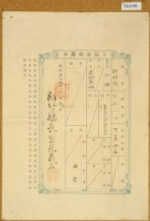 明治三十九年共業土地臺帳謄本藏品圖，第1張