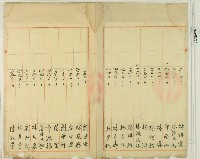 明治四十三年新竹廳第六十七保保正事務所鹿場派出所修繕寄附金記錄簿藏品圖，第2張