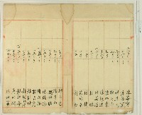 明治四十三年新竹廳第六十七保保正事務所鹿場派出所修繕寄附金記錄簿藏品圖，第3張