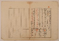 南投廳埔里社堡牛眠山庄第13番戶50番地警第29號戶長潘加蚋牛府文之戶口調查表單藏品圖，第1張