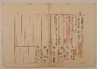 南投廳埔里社堡牛眠山庄第4番戶58番地警第6號戶長塗查某之戶口調查表單藏品圖，第1張