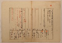 南投廳埔里社堡牛眠山庄第52番戶80番地警第51號戶長潘后目打必汝之戶口調查表單甲藏品圖，第1張