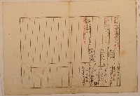 南投廳埔里社堡牛眠山庄第95番戶1246番地警第96號戶長黃阿為之戶口調查表單乙藏品圖，第1張