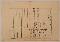 南投廳埔里社堡牛眠山庄第1255番地戶長潘阿敦之戶口調查表單甲藏品圖，第1張