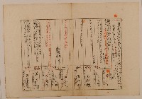 南投廳埔里社堡牛眠山庄第74番戶1276番地警第75號戶長石定國之戶口調查表單甲藏品圖，第1張