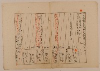 南投廳埔里社堡牛眠山庄第104番戶1306番地警第105號戶長鄧阿福之戶口調查表單甲藏品圖，第1張