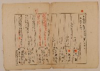 南投廳埔里社堡牛眠山庄第108番戶1313番地警109號戶長賴龍之戶口調查表單甲藏品圖，第1張