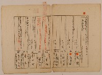 南投廳埔里社堡牛眠山庄第108番戶1313番地警109號戶長賴龍之戶口調查表單甲藏品圖，第1張