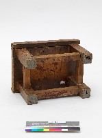 木製方形小型矮凳藏品圖，第2張