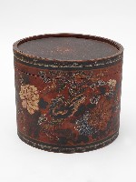 木製彩繪針線盒藏品圖，第1張