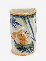 彩繪浮雕花鳥竹紋瓷質筷籠藏品圖，第1張