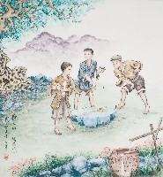 黃金田於丁亥年創作之摔土餅藏品圖，第1張