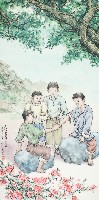 黃金田於乙酉年冬月創作之大俘翁相演（指母）藏品圖，第1張