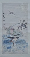 仲簾氏設色水墨花鳥圖藏品圖，第1張