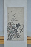 仲簾氏設色水墨雞圖藏品圖，第1張