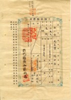 明治三十九年梁騎馬土地臺帳謄本藏品圖，第1張